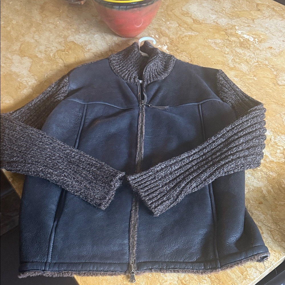 Men's Black and brown  Jacket